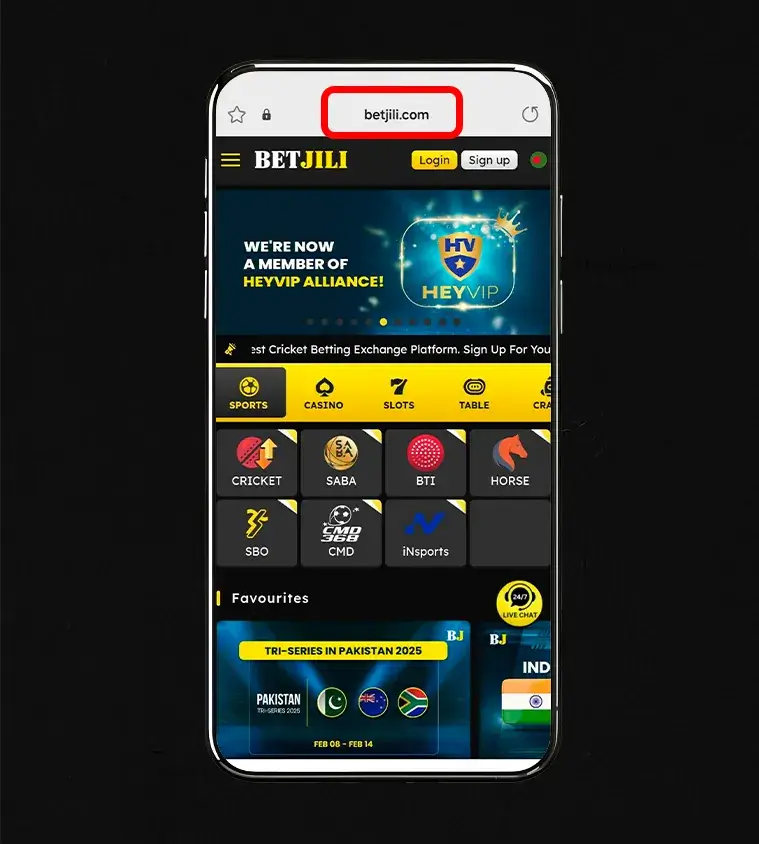 Visit BetJili Website